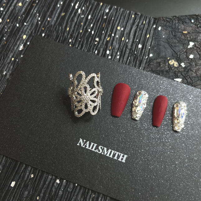 Floral Seascape Zirconia Ring